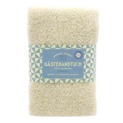 Guest towel 30x50cm, "Handmade Paper" creme 
