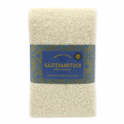 Guest towel 30x50cm, "Handmade Paper" creme 