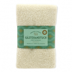 Guest towel 30x50cm, "Handmade Paper" creme 