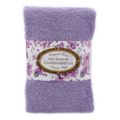 Gästehandtuch 30x50cm "Vintage-Motiv 58", flieder 