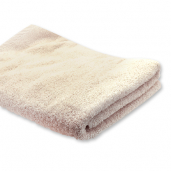 Large bath towel creme 70x140 cm 