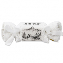 Sheep milk soap 100g in a washcloth "Abenteuerlust", Edelweiss 