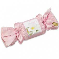 Sheep milk soap in a washing cloth 100g, Jasmin 