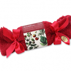 Sheep milk soap 100g in a washcloth, Wild Berry 