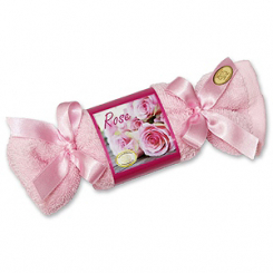 Sheep milk soap in a washing cloth 100g, Rose Diana 