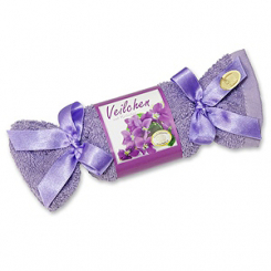 Sheep milk soap in a washing cloth 100g, Viola 
