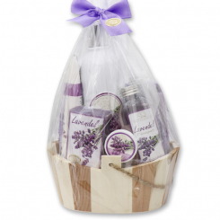 Wooden basket set 8 pieces, Lavender 