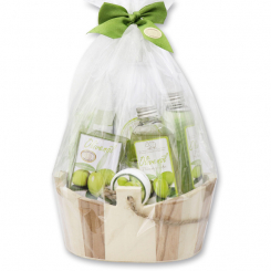 Wooden basket set 8 pieces, Olive 