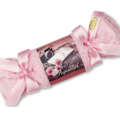 Sheep milk soap 100g in a washcloth "Augenblick", Magnolia 