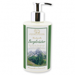 Bodymilk mit biologischer Schafmilch 250ml im Spender, Bergkräuter 