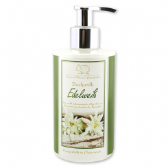 Body milk with organic sheep milk 250ml in a dispenser, Edelweiss 