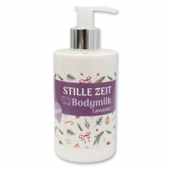 Body milk with sheep milk 250ml in a dispenser "Stille Zeit", Lavender 