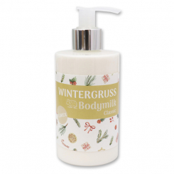 Body milk with sheep milk 250ml in a dispenser "Wintergruß", Classic 