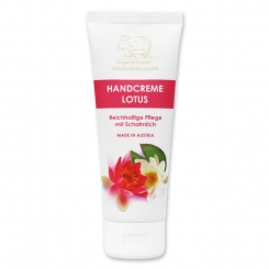 Handcreme mit biologischer Schafmilch 75ml, Lotus 