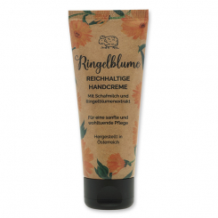 Handcreme mit biologischer Schafmilch 75ml "Wohlfühlzeit", Ringelblume 