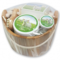 Wooden basket set 6 pieces, Classic 