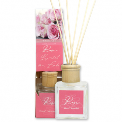 Room scent 100ml with essential oil, with sticks, Rose 
