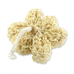 Sisal sponge in the shape of a flower 
