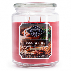 Candle Brothers 510g, Sugar & Spice 