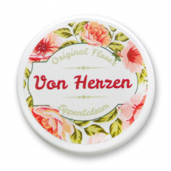 Lippenbalsam 10ml "Von Herzen", Rose 