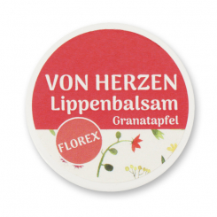 Lippenbalsam 10ml "Von Herzen", Granatapfel 