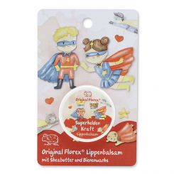 Lippenbalsam 10ml mit Karterl "Superhelden Kraft", Beerentraum 