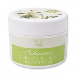 Body butter with organic sheep milk 125ml, Christmas Rose White 