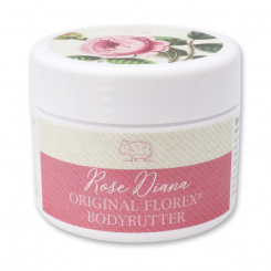 Body butter with organic sheep milk 125ml, Rose Diana 