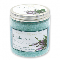 Bath salt 300g in a container modern, "Against a cold" 