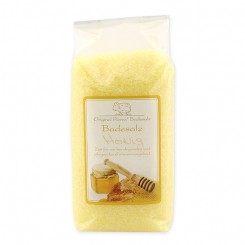 Bath salt 1kg in a cellophane bag, Honey 