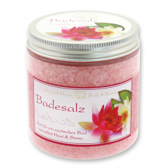Bath salt 300g in a container modern, Lotus 