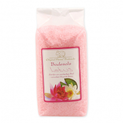 Bath salt 1kg in a cellophane bag, Lotus 
