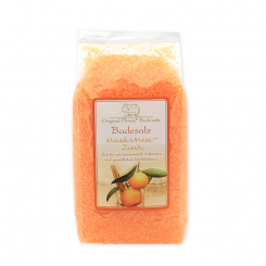 Bath salt 1kg in a cellophane bag, Mandarin cinnamon 