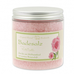 Badesalz 300g in der Dose klassisch, Rose 
