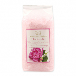 Bath salt 1kg in a cellophane bag, Peony 
