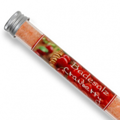Badesalz 28g in der Phiole, Cranberry 