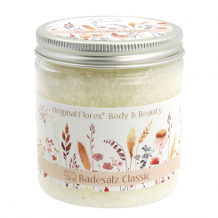 Bath salt 300g 'Blütenzart' with design 1, Classic 