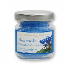 Badesalz 60g im Glas, Alpenveilchen 