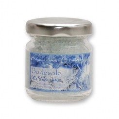 Badesalz 60g im Glas, Eisblume 