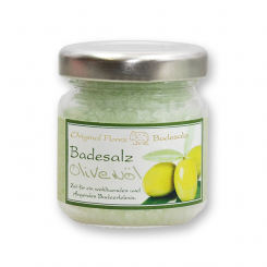 Badesalz 60g im Glas, Olivenöl 