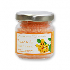 Badesalz 60g im Glas, Sanddorn 