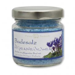 Badesalz 120g im Glas, Alpenveilchen 