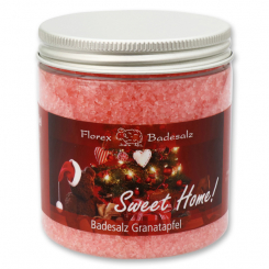 Bath salt 300g in a container "Sweet Home", Pomegranate 