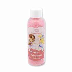 Badesalz 100g in der Flasche "Meer Prinzessin", Blütenzauber 