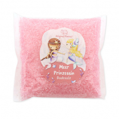 Bath salt 120g in a cellophane bag "Meer Prinzessin", Flower magic 