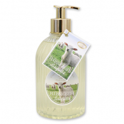 Liquid sheepmilk soap 500ml in a dispenser with a card, Classic 