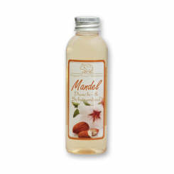 Shower- & foam bath with organic sheep milk 75ml, Almond 