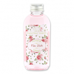 Liquid sheep milk soap 75ml "Für Dich", Wild rose 