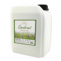 Bodymilk mit biologischer Schafmilch Nachfüller 5L im Kanister, Eisenkraut 