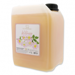 Shampoo hair&body with organic sheep milk refill 5L in a canister, Wild rose 